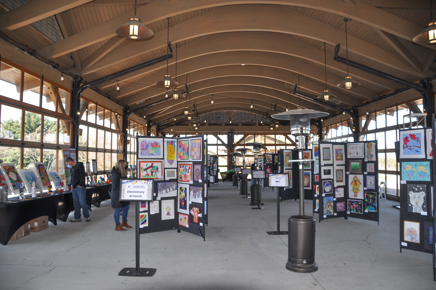 I went back to Bethel Woods, this time to check out the Sullivan County Visual Art Show, which represented eight participating school districts, including young artists from BOCES.